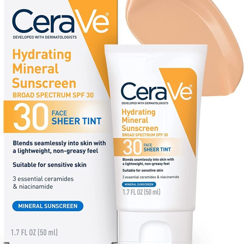 CeraVe Tinted Sunscreen SPF 30, 1.7oz