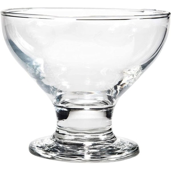 Inspire Glass Footed Dessert/Ice-Cream Bowls/Ice Cream Cups (235ml) - Pack of 6