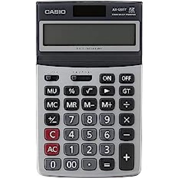 Casio AX-120ST Value Series - Desk Top/Compact Desk Type Calculator, 0.17 kilograms