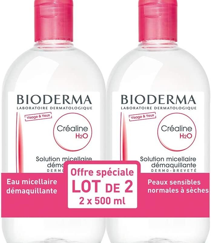 Bioderma Crealine H2O, 2 x 500ml