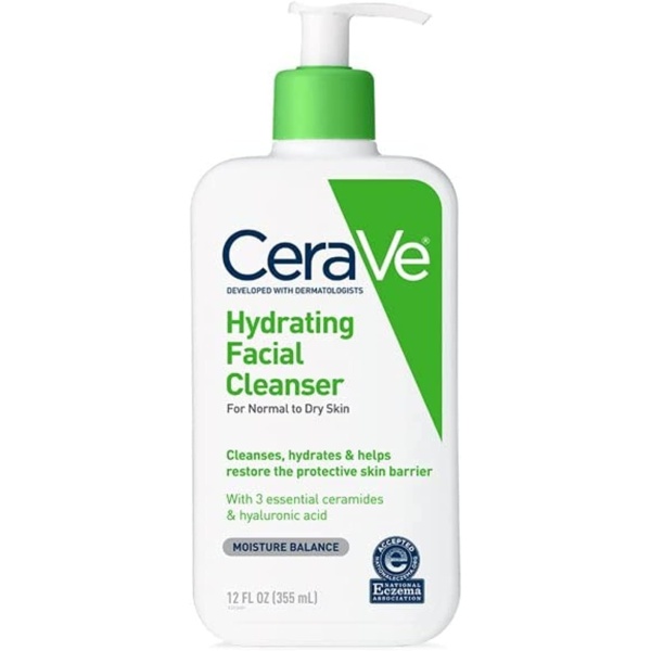 CeraVe Hydrating Cleanser for normal to dry skin