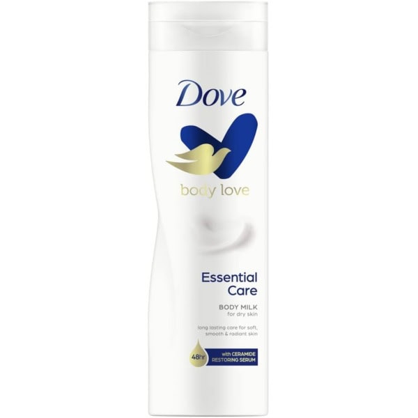 Dove Body Love Body Milk Lotion, for Dry skin, Essential Care, for Long Lasting Smooth and Radiant Skin, 250ml