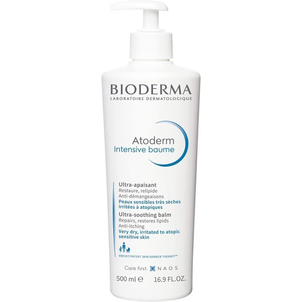 Bioderma Atoderm Intensive Ultra-Soothing Balm for Very Dry Sensitive to Atopic Skin, 500ml