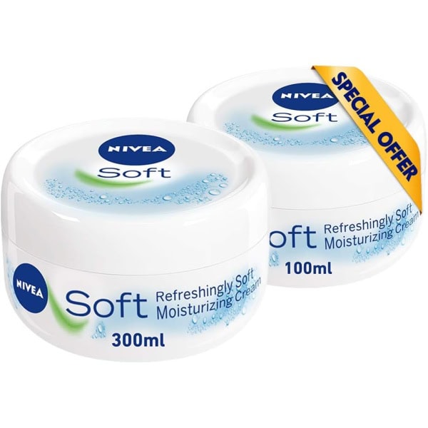 NIVEA Refreshingly Soft Moisturizing Cream ? 300 ml + 100 ml