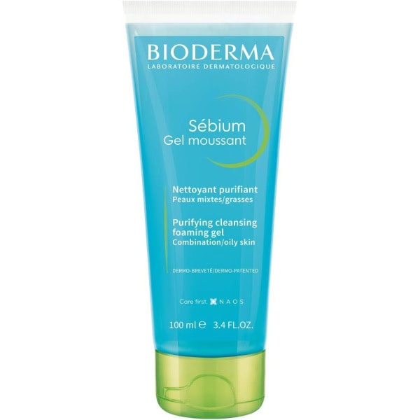 Bioderma | Sebium Gel Moussant Cleanses and Purifies 100ml | Less imperfections, less grease. gently cleanses and purifies.