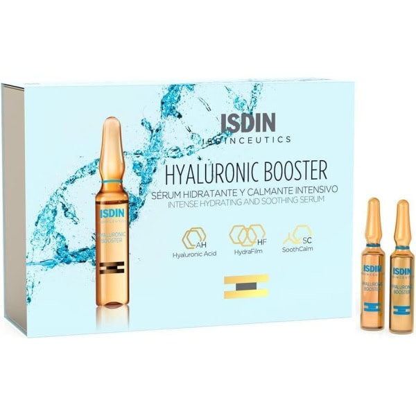 ISDIN Isdinceutics Hyaluronic Booster (30 ampoules) | Intensive hydrating and soothing serum