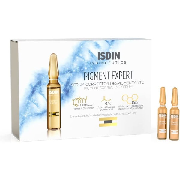 ISDIN Isdinceutics Pigment Expert Facial Pigment Correcting Serum (10 ampoules) | Helps to reduce appearance of dark spots on the skin