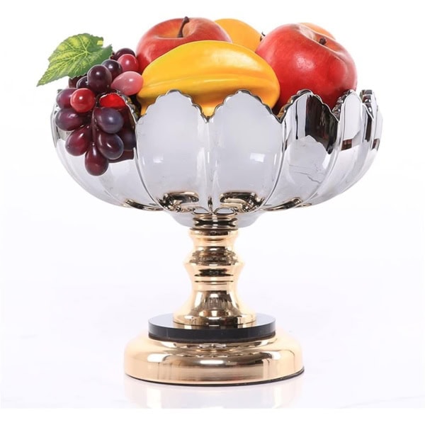 Fruit Bowls, Decorative Bowls, Coffee Table Fruit Tray, Crystal Glass Centerpiece Bowls, Serving Cooking Dining Plates