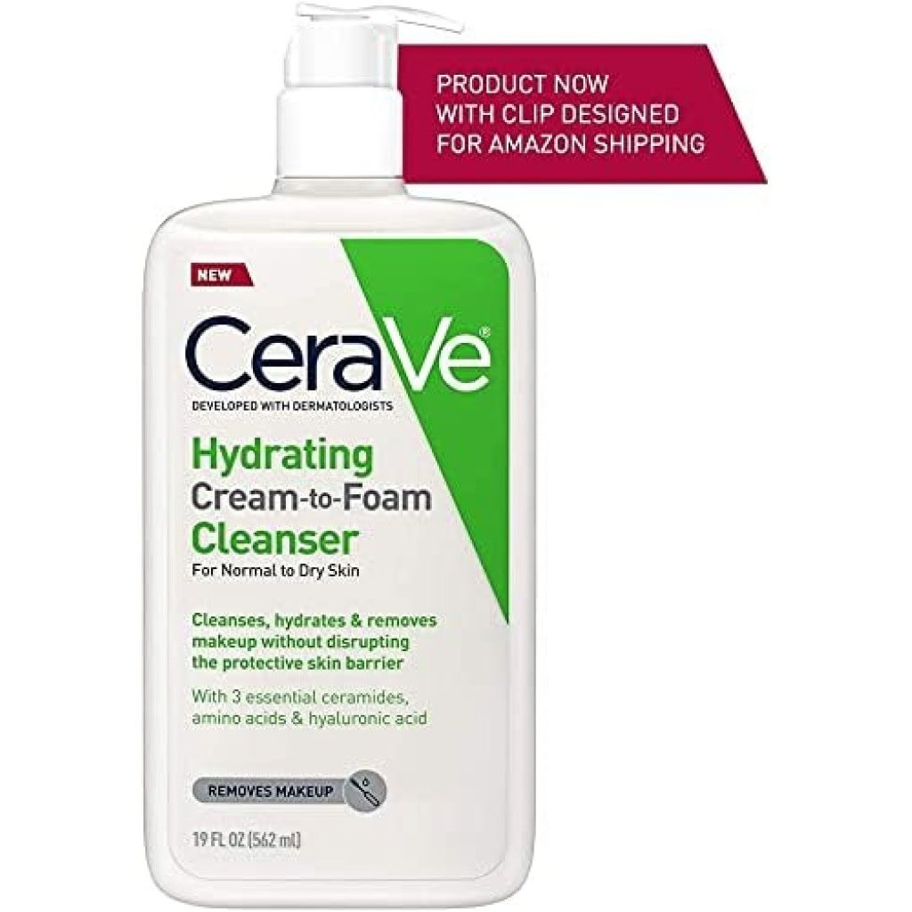 CeraVe Cream-to-Foam Cleanser, 12oz