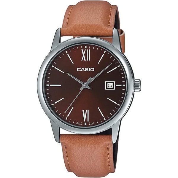 Casio Analog Brown Dial Men's Watch - MTP-V002L-5B3UDF