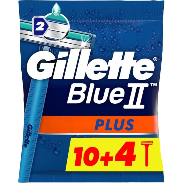 Gillette Blue Ii PlUS Men's Disposable Razors