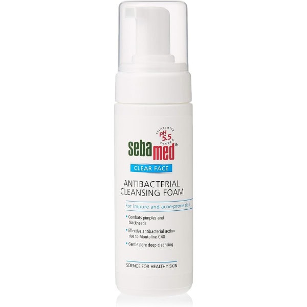 Sebamed Clear Face Antibacterial Cleansing Foam, 150 ml