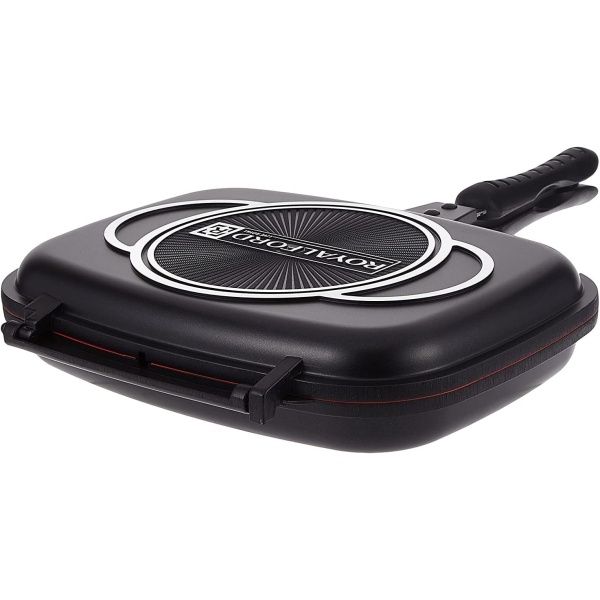 Royalford Double Grill Pan 32 cm  black