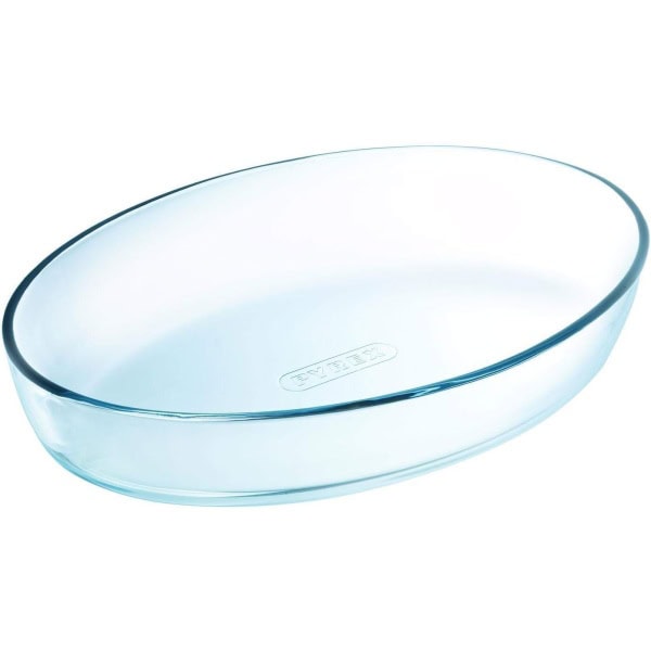 Pyrex 346B000 Glass Oval Roaster