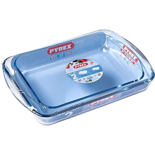 Pyrex Classic 2 Piece Rectangular Glass Bake dish