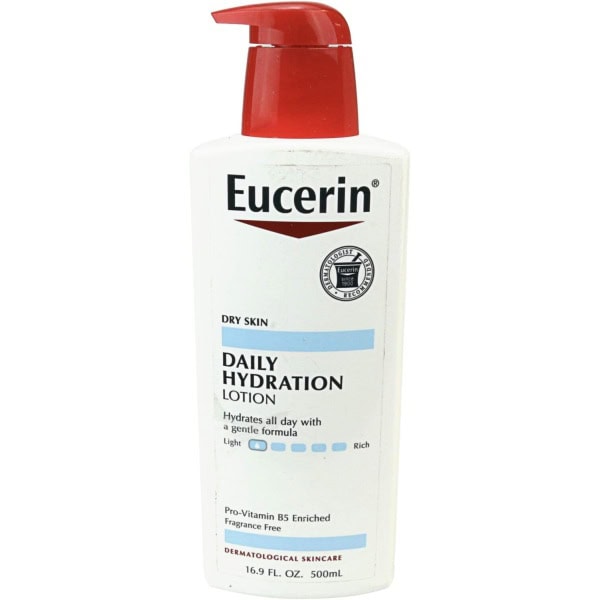 Eucerin, Daily Hydration, Lotion, Fragrance Free, 16.9 fl oz (500 ml)