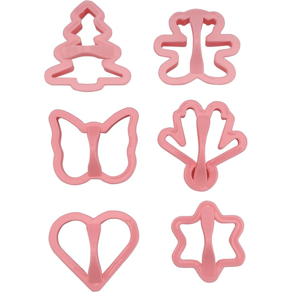 Children's Cookie Cutter Moulds, 6-Pack