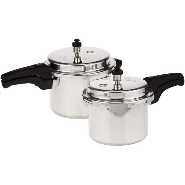 5 & 3 Litre Aluminum Pressure Cooker - Comfortable Handle Heating Cooker