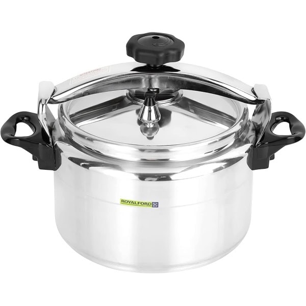 Royal Ford Aluminum Pressure Cooker 15L Silver