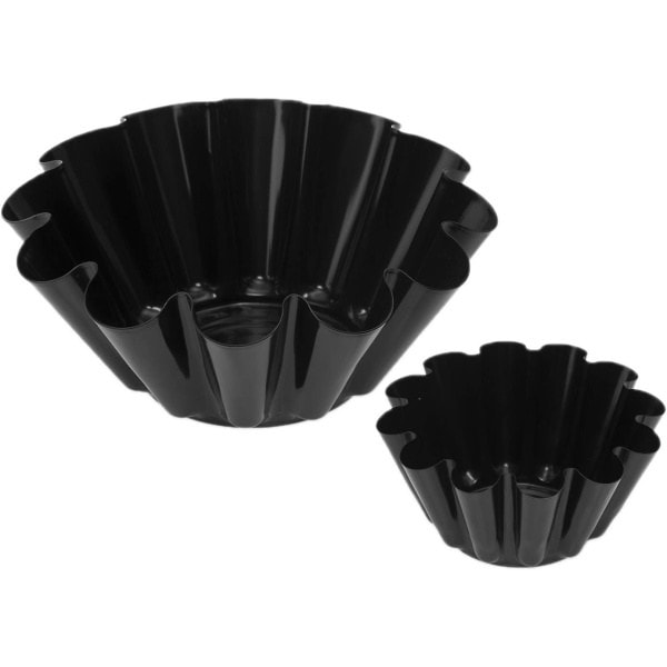 Brioche Cake Mold - 2 Pieces Black