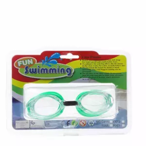 Fun Swimming Goggles  Adjustable Strap Multicolour  for Kids