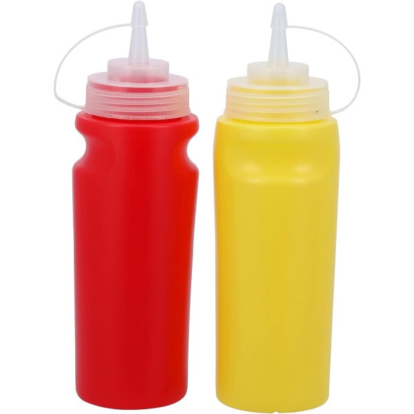 Royalford Ketchup Bottle 2Pcs Sauce Bottles With Cap