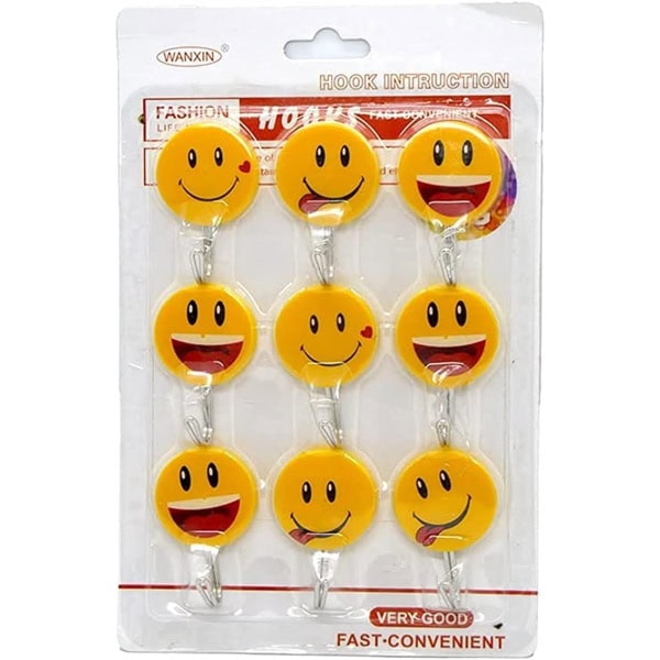 Wall Sticky Hangers Hooks - Set of 9