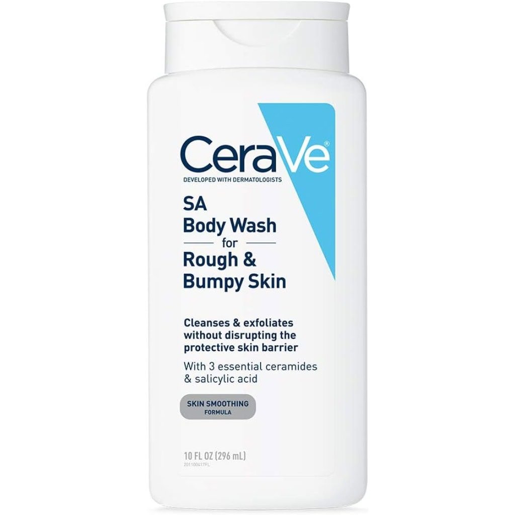 CeraVe SA Body Wash for Rough Skin, 296ml