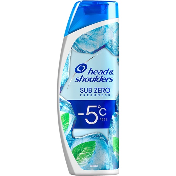 Head & Shoulders Sub-Zero Freshness Anti-Dandruff Shampoo for All Hair Types, 400 ml