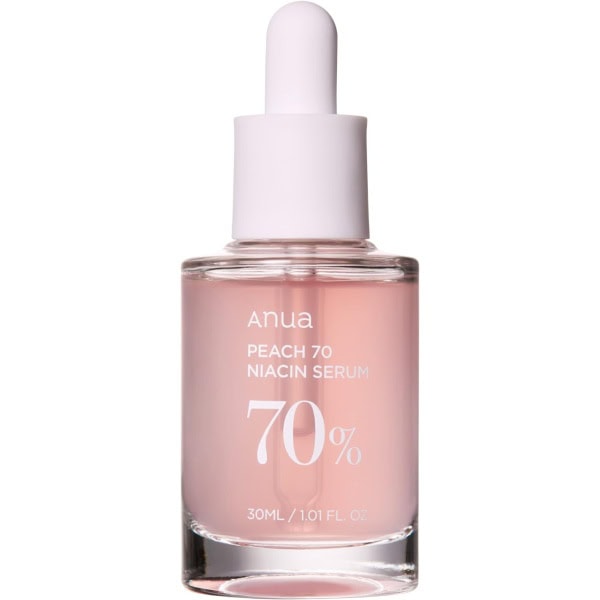 ANUA Peach 70% Niacinamide Serum brightening hydrating face serum hyperpigmentation treatment reducing melanine daily clean beauty, 29.87 Milliliters