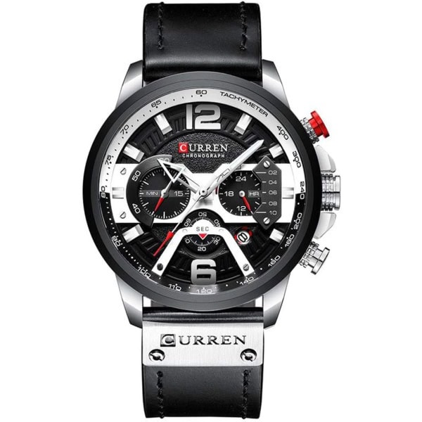 CURREN Chronograph Men's   Dial Black Watch