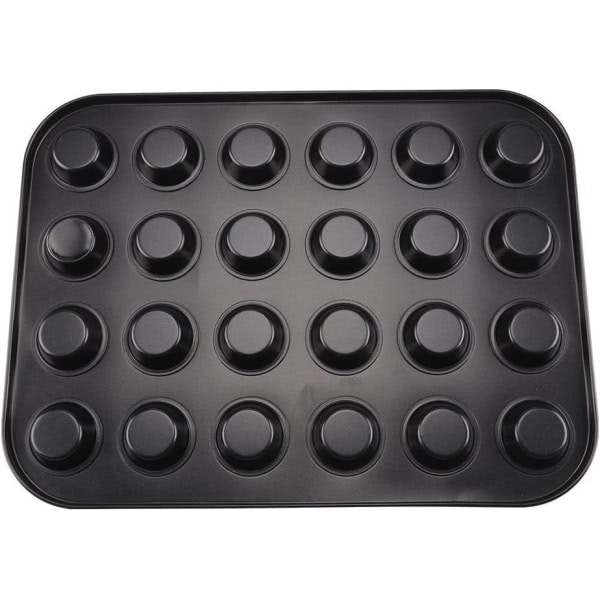 Non Stick 24 Mini Cupcake Baking Muffin Tin Tray