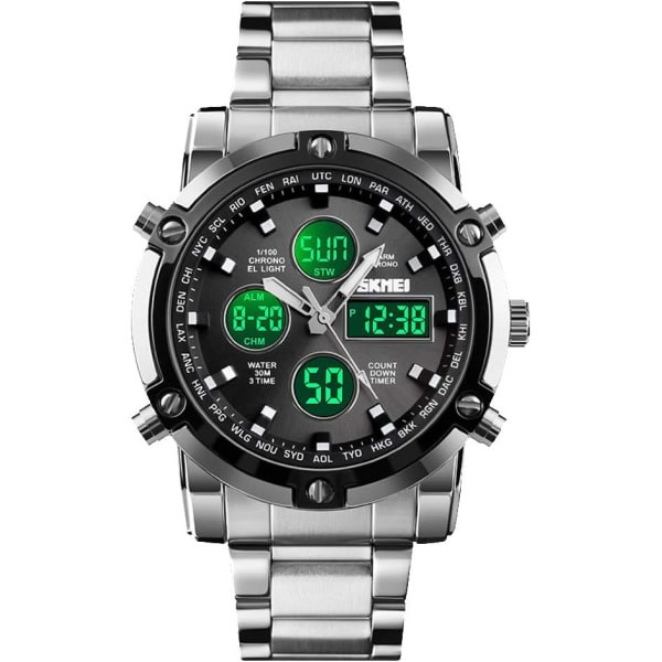 SKMEI Mens  Waterproof Military Wrist Watch