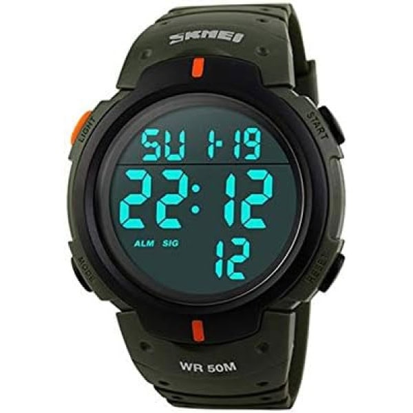 skmei Digital Rubber Sport Watch For Men