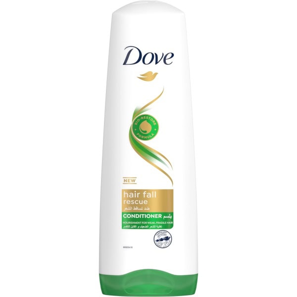 DOVE Conditioner for weak and fragile hair, Hair Fall Rescue, nourishing care for up to 98% less hair fall*, 350ml