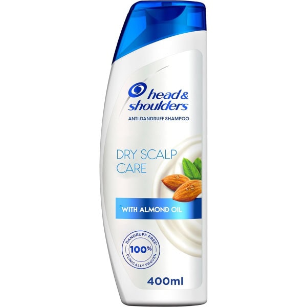 Head & Shoulders Dry Scalp Care Anti-Dandruff Shampoo With Almond Oil, 400 ml