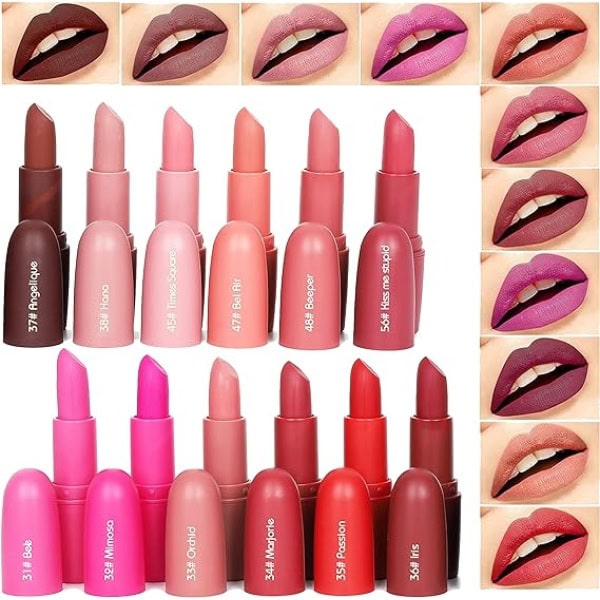 Miss Rose Long-lasting Matte Lipstick Set