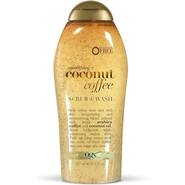 OGX Smoothing + Coconut Coffee  Body Scrub