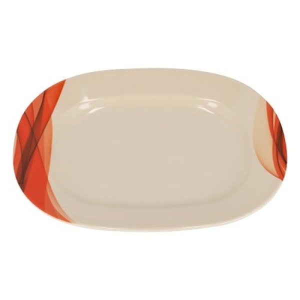 Royalford Melamine Ware Super Rays Oval Plate