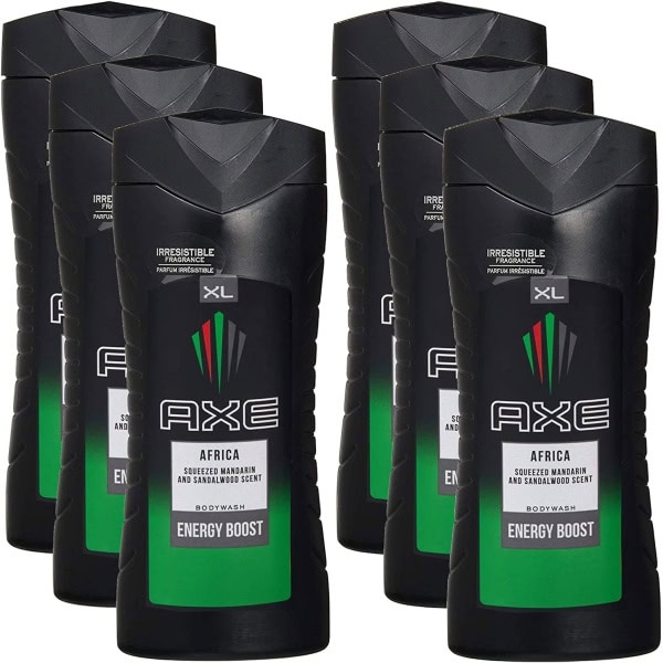 Axe Body Wash Africa 13.5 Fl Oz 400 mL 6 Pack