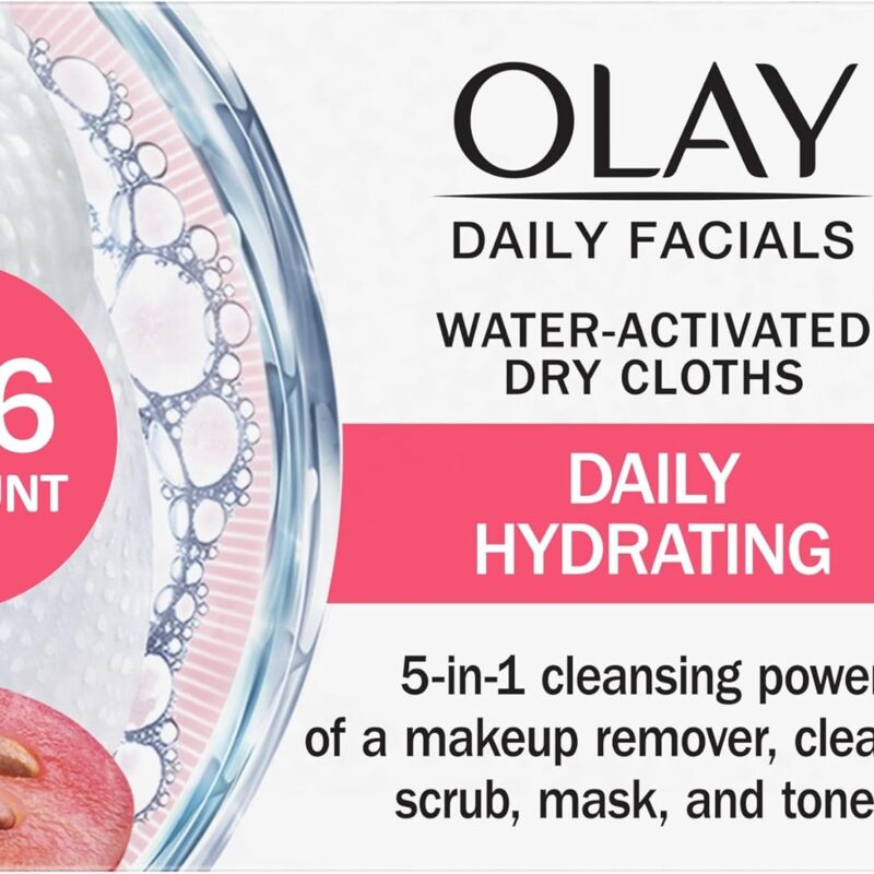 Olay Daily Clean Makeup Facials, 66ct