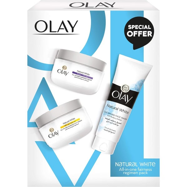 Olay Natural White Beauty Box Face Wash