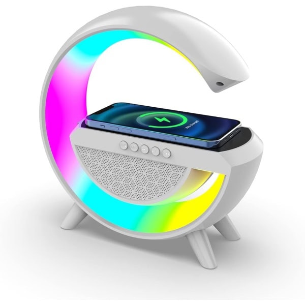 LED Wireless Charging Speaker Table Lamp Party