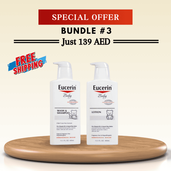 Eucrien Baby Lotion and Eucrien baby wash & shampoo