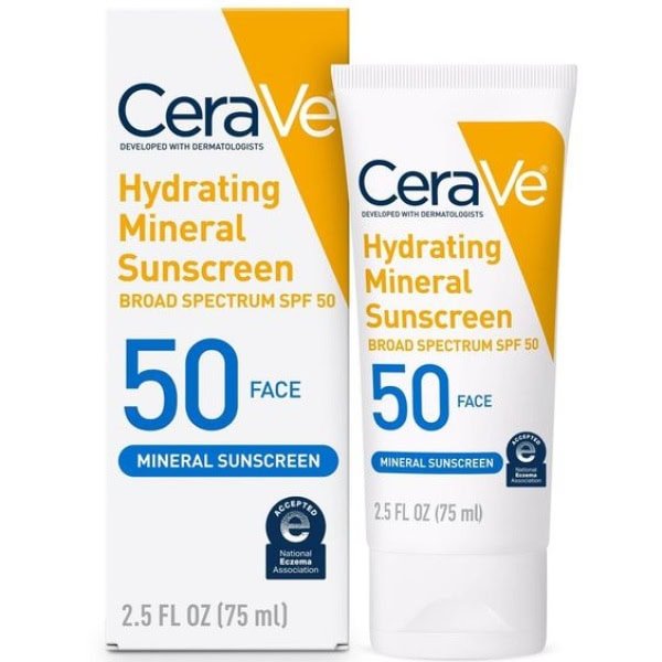 CeraVe Hydrating Mineral Sunscreen SPF 50