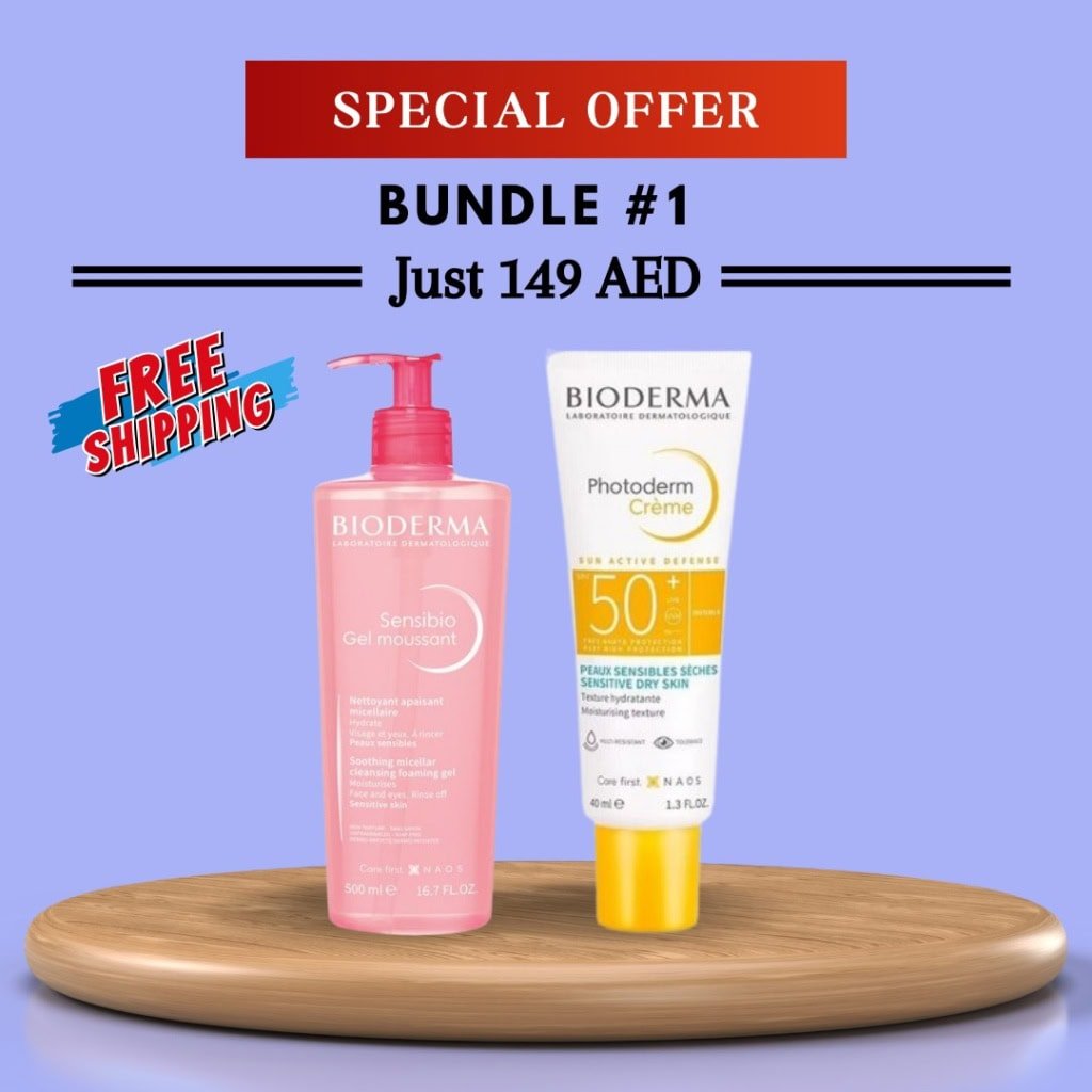 Bioderma Gel Moussant & SPF 50+ Cream