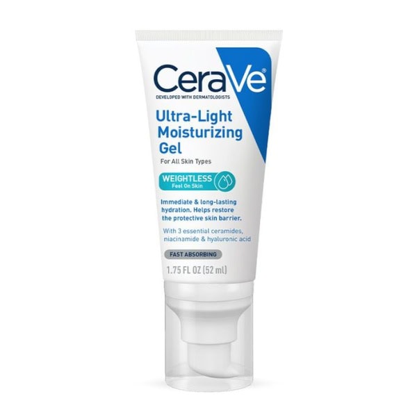 CeraVe Ultra-Light Moisturizing Gel  Hydrating Gel Face Moisturizer 1.75 FL Oz