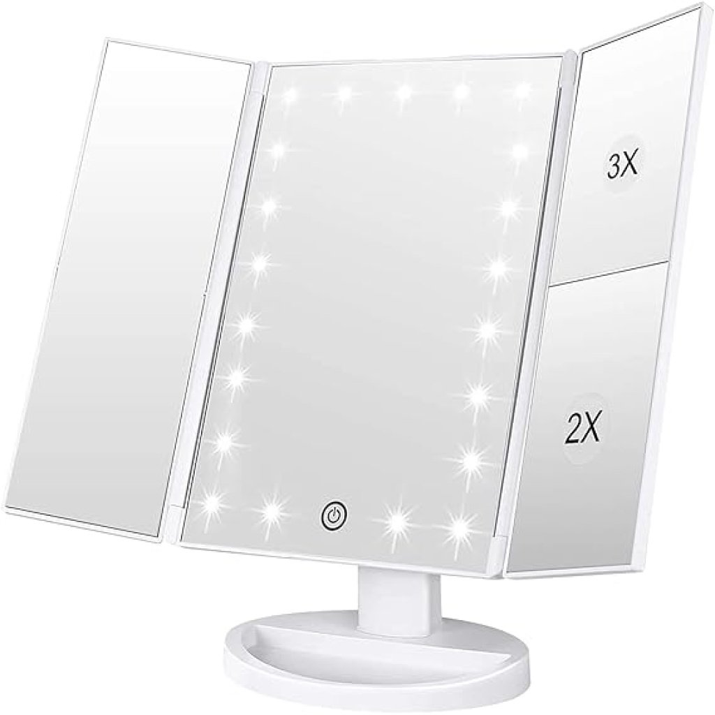 Portable USB Rechargeable LED Mirror