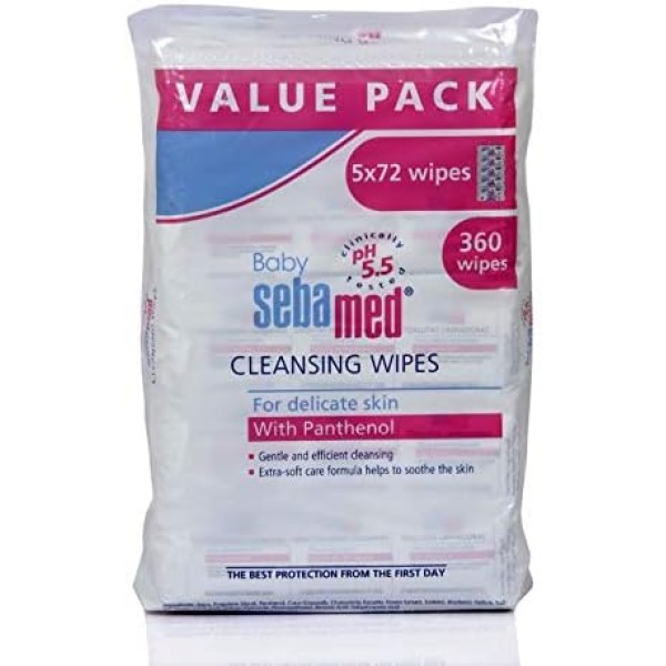 Sebamed Baby Wet Wipes 5x72'S