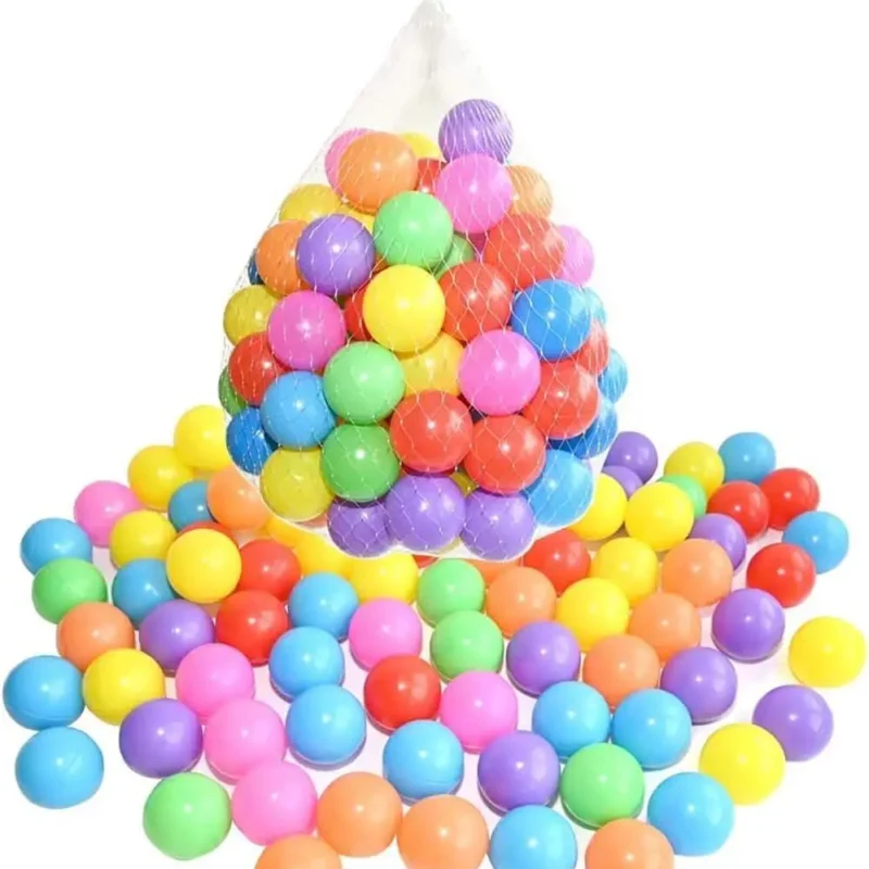 100-Pack Colorful Plastic Ocean Balls